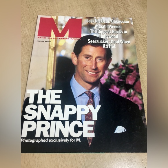 VTG King Charles III M The Civilized Man Magazine Cover Rare Collectible HTF - Picture 1 of 6